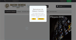 Desktop Screenshot of maisoncremers.be