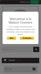 Mobile Screenshot of maisoncremers.be